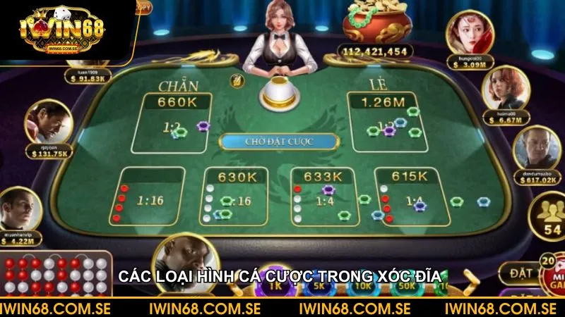 Những loại hình cá cược trong trò chơi xóc đĩa để thử thách chính người chơi