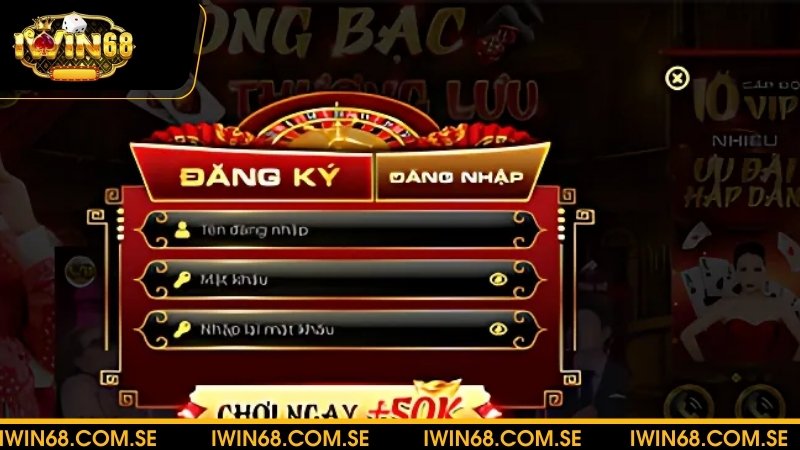 Đăng nhập iWin68